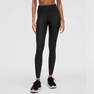 NWT  Lululemon SenseKnit Running High-Rise Black Tight 28" Size 4
